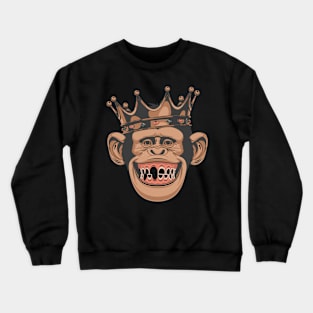 Funny Monkey Crewneck Sweatshirt